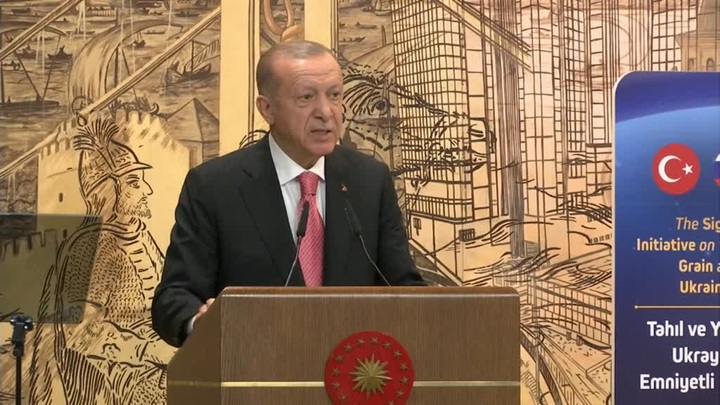 Эрдоган анонсировал скорое открытие зернового коридора